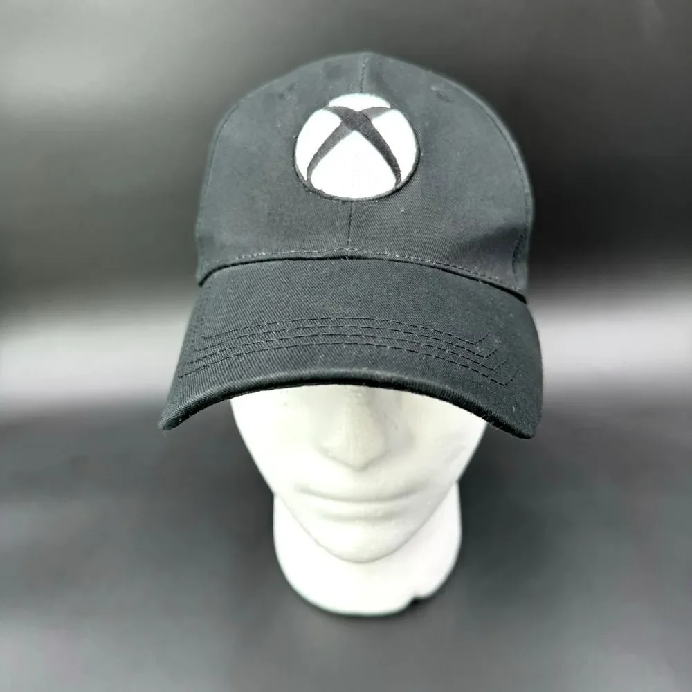 Xbox Gaming Logo Snapback Hat Adjustable Hat Cap Black Gamer Patch‎ Microsoft